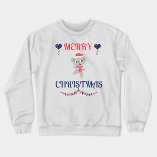 Australian Merry Christmas Koala Crewneck Sweatshirt